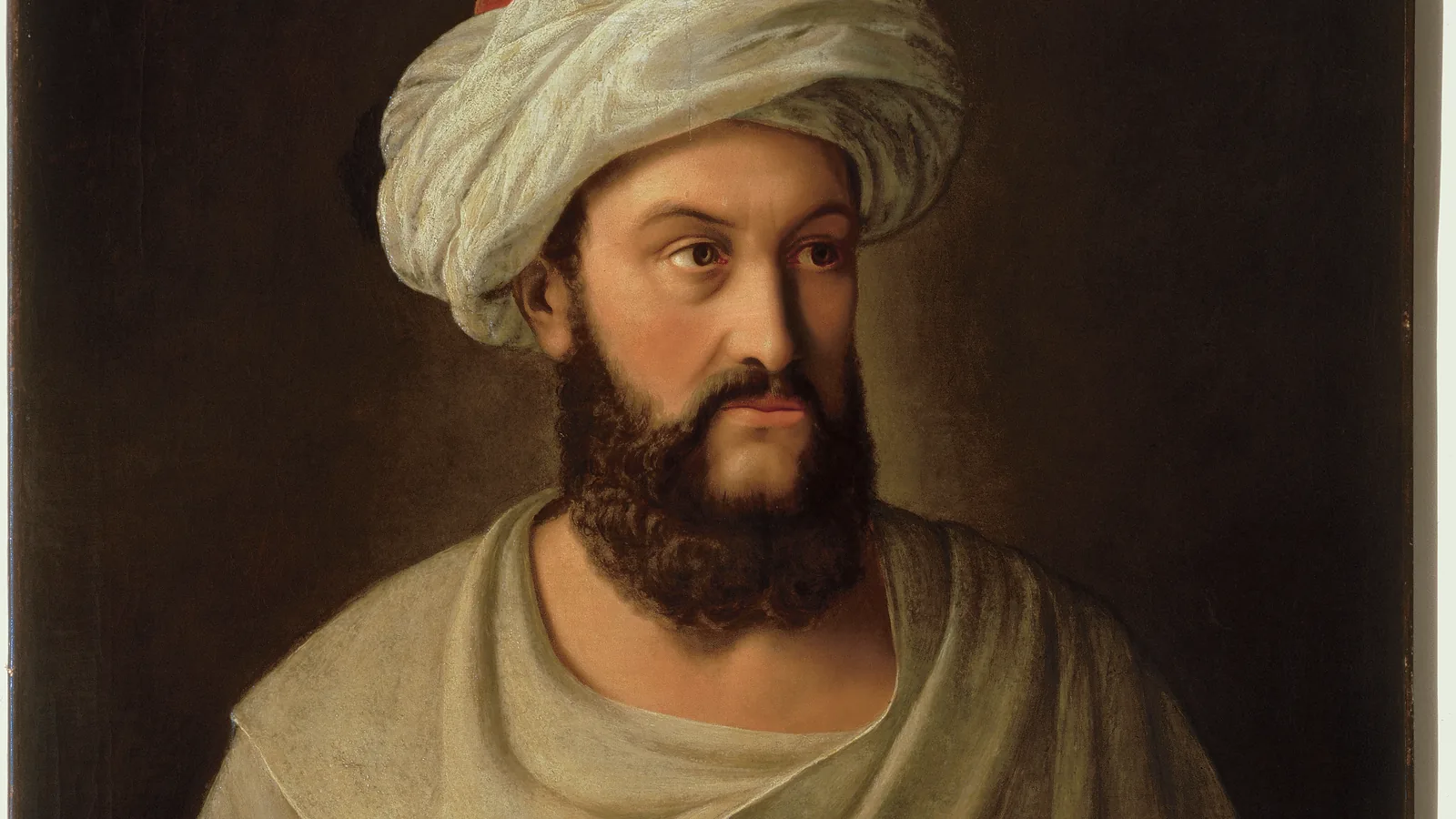 Painted portrait of Johann Ludwig Burckhardt