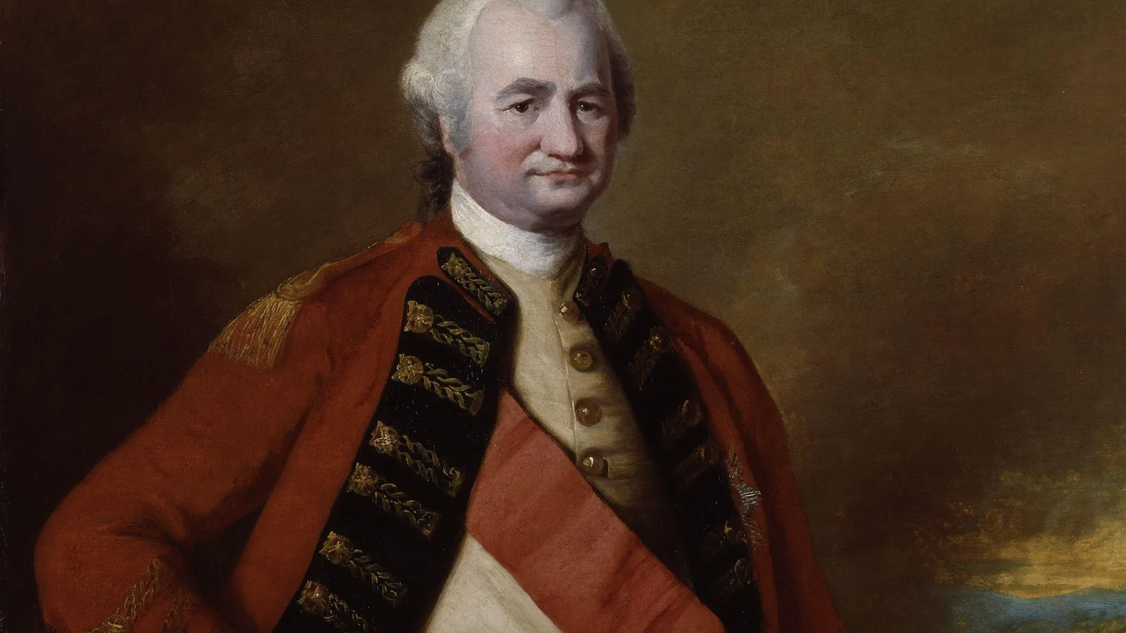 Painted portrait of Robert Clive in formal dress